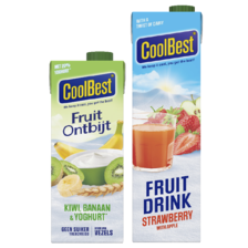 Coolbest fruitdrink of fruitontbijt